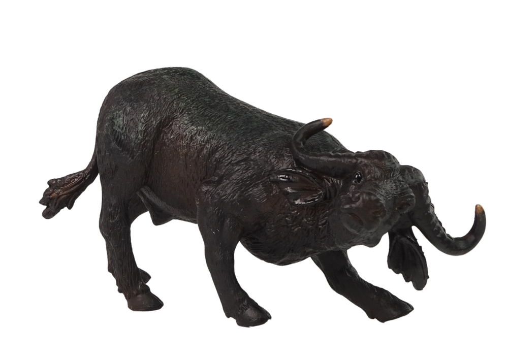 Afrika Büffel-Sammlerfigur Tier Wildtier Figur Modell Büffel Spielzeug