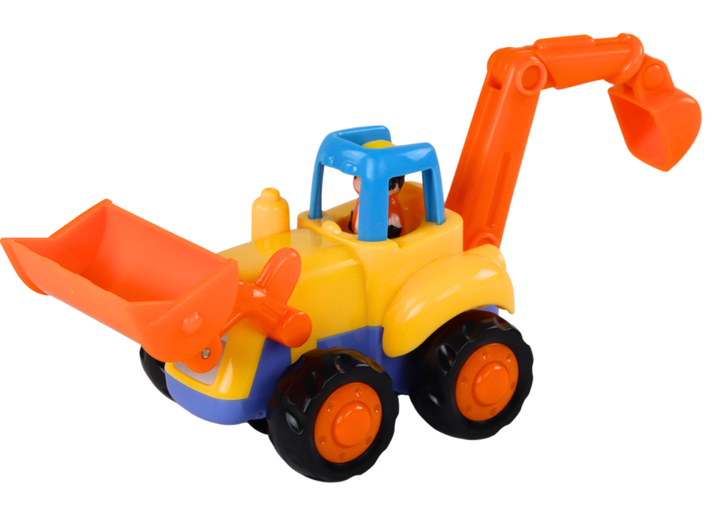 Landmaschinen Traktor Bagger Spielzeug Baggerarm Schaufel Räder Spiel