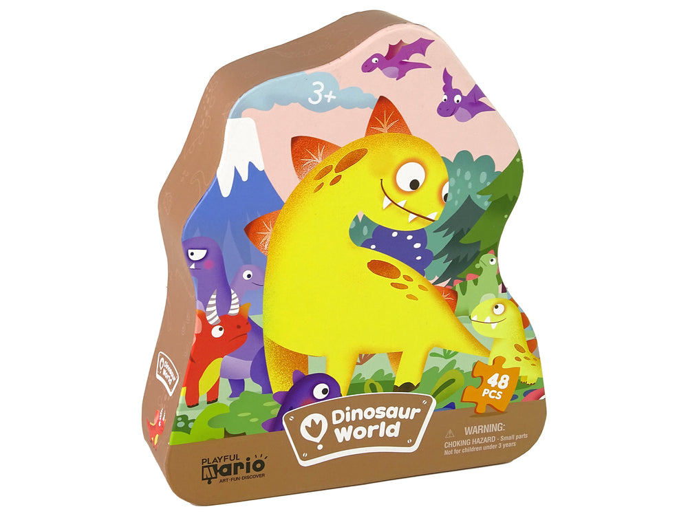 Kinder Puzzle Dinosaurier Dino Vulkan Kinderpuzzle Tiere 48 Teile