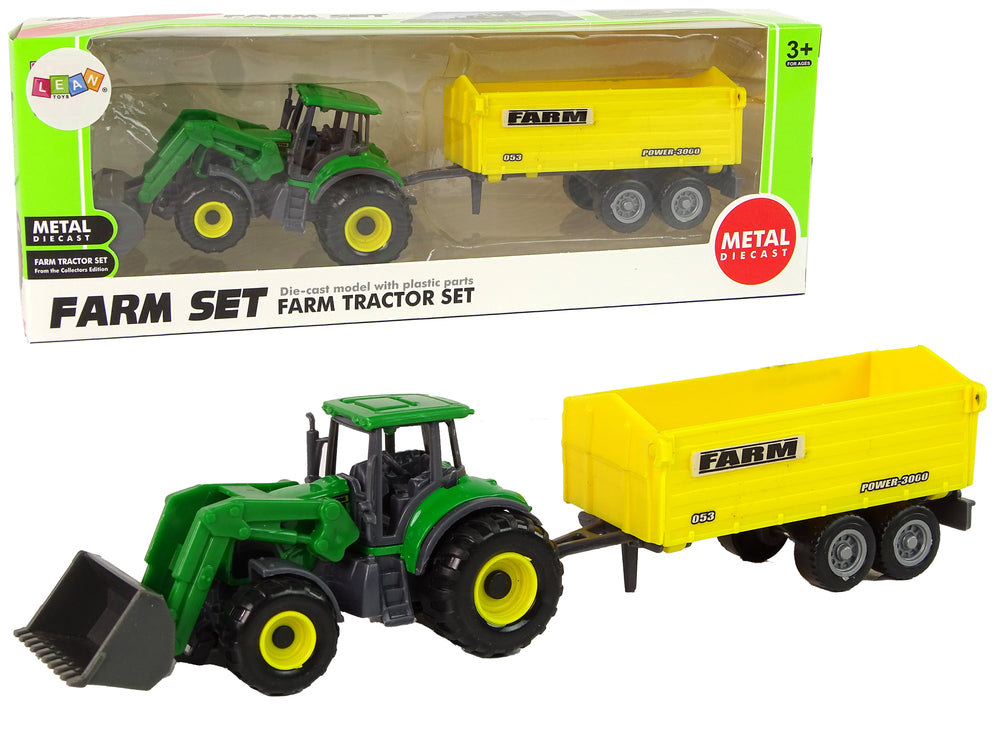 Traktor Klein Anhänger Spielzeugtraktor Eimer Fahrzeug Landwirtschaft