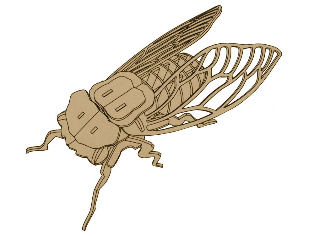 3D Insekten Raumpuzzle Fliege Puzzle Puzzlematte Kinderpuzzle 24 Teile