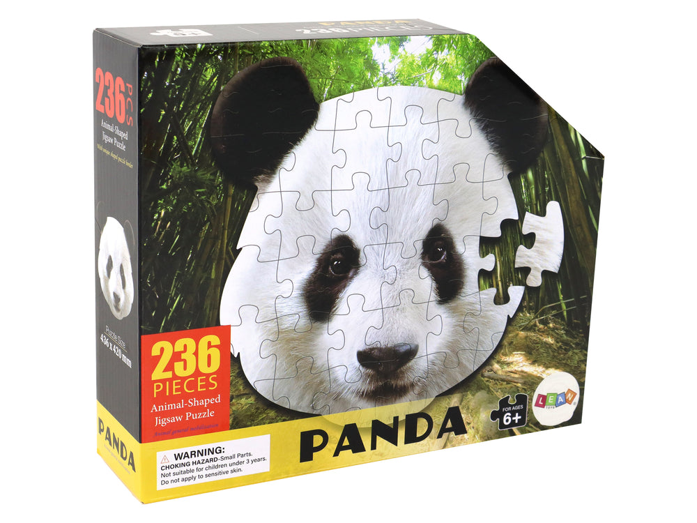 Kinder Puzzle Pandakopf Panda Bär Bären Kinderpuzzle 236 Teile