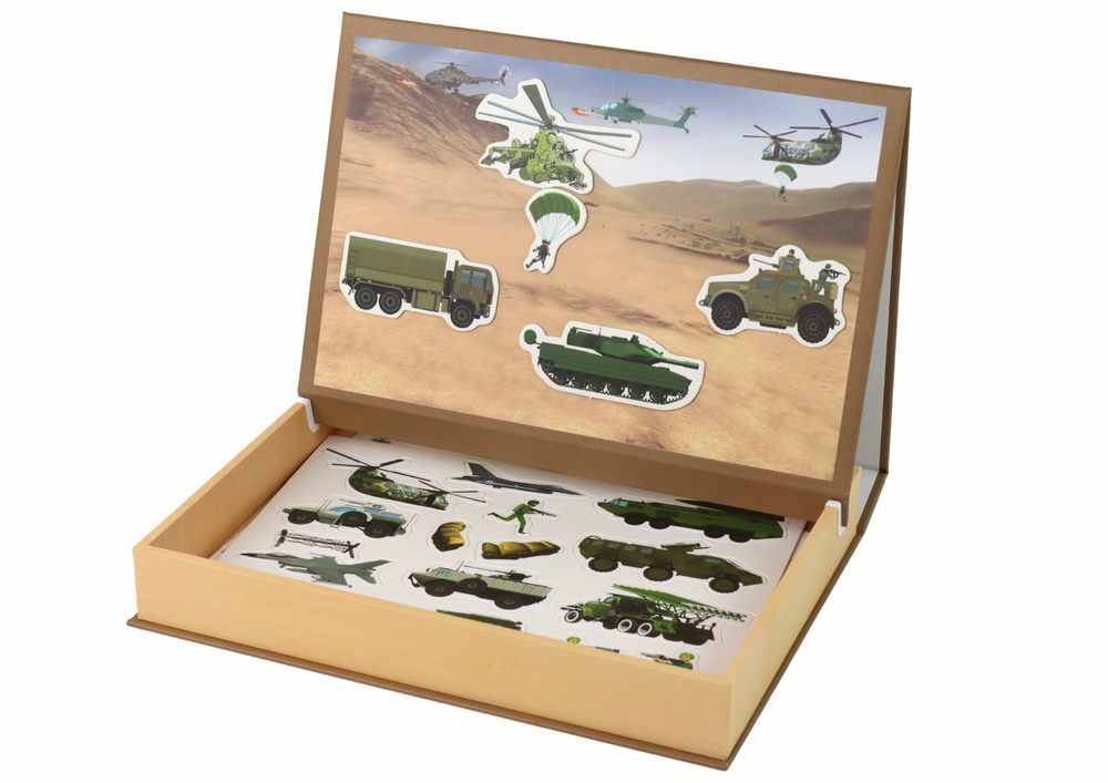 Kinder Puzzle Magnet Puzzle Panzer Militär Kinderpuzzle 40 Teile