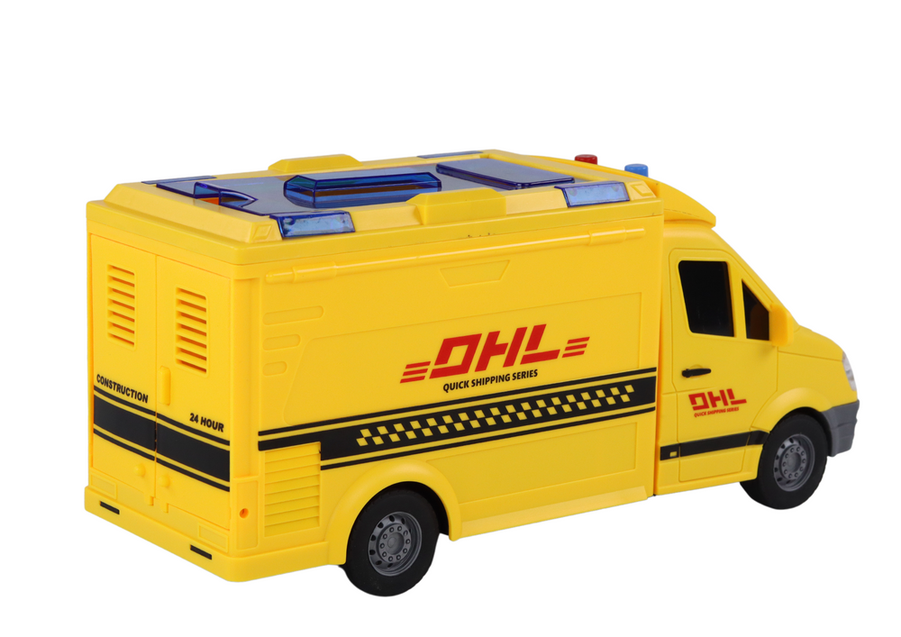 Lieferwagen Reibungsantrieb Lichter Sounds Spielzeug Auto Spielzeug