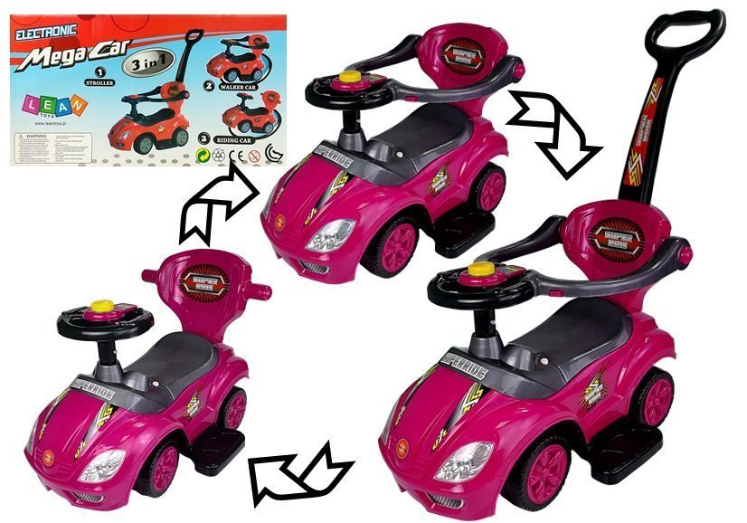 Kleinkinder Elterngriff Fahrzeug Spielzeug Aufsitzauto Spielzeugauto