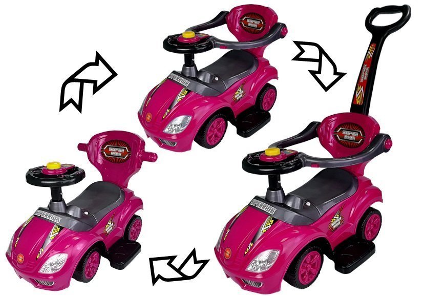 Kleinkinder Elterngriff Fahrzeug Spielzeug Aufsitzauto Spielzeugauto