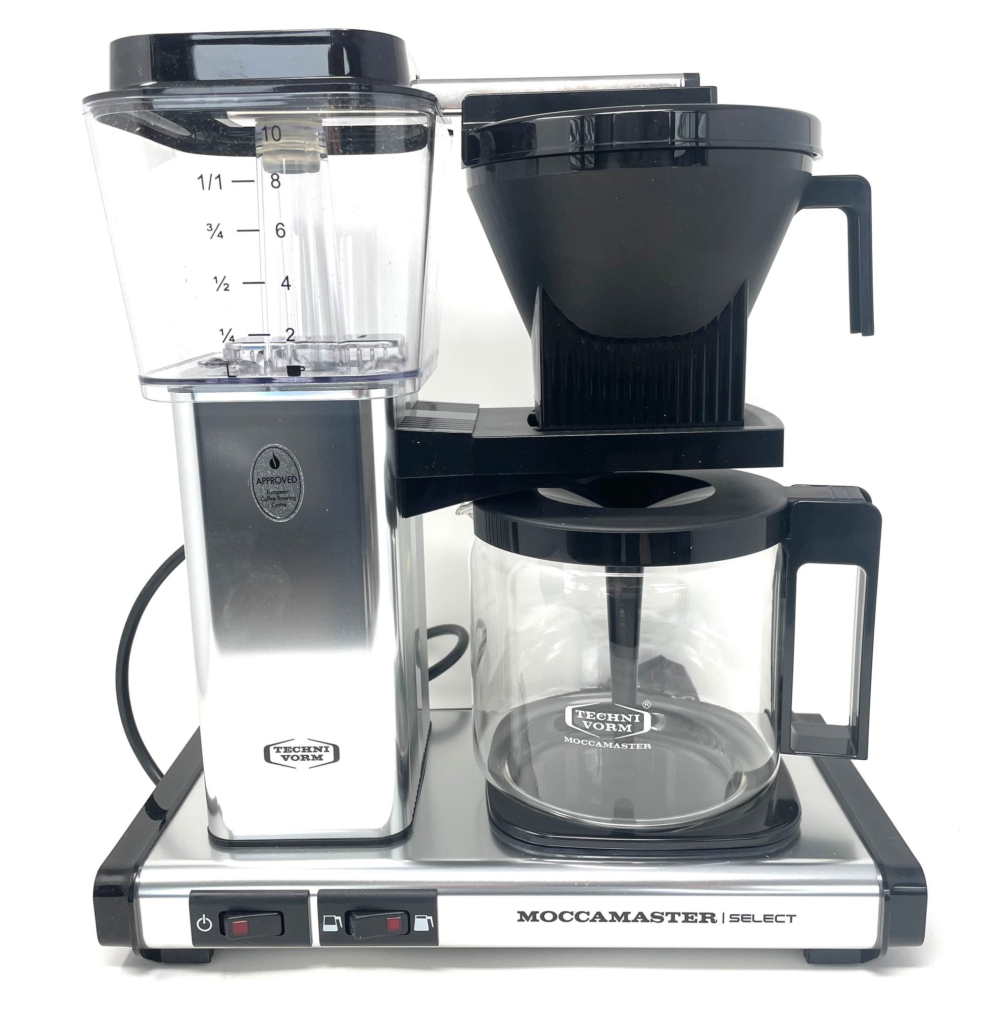 (G1) Tchibo Moccamaster KBG Select Kaffeemaschine Retro für Filterkaffee Silber