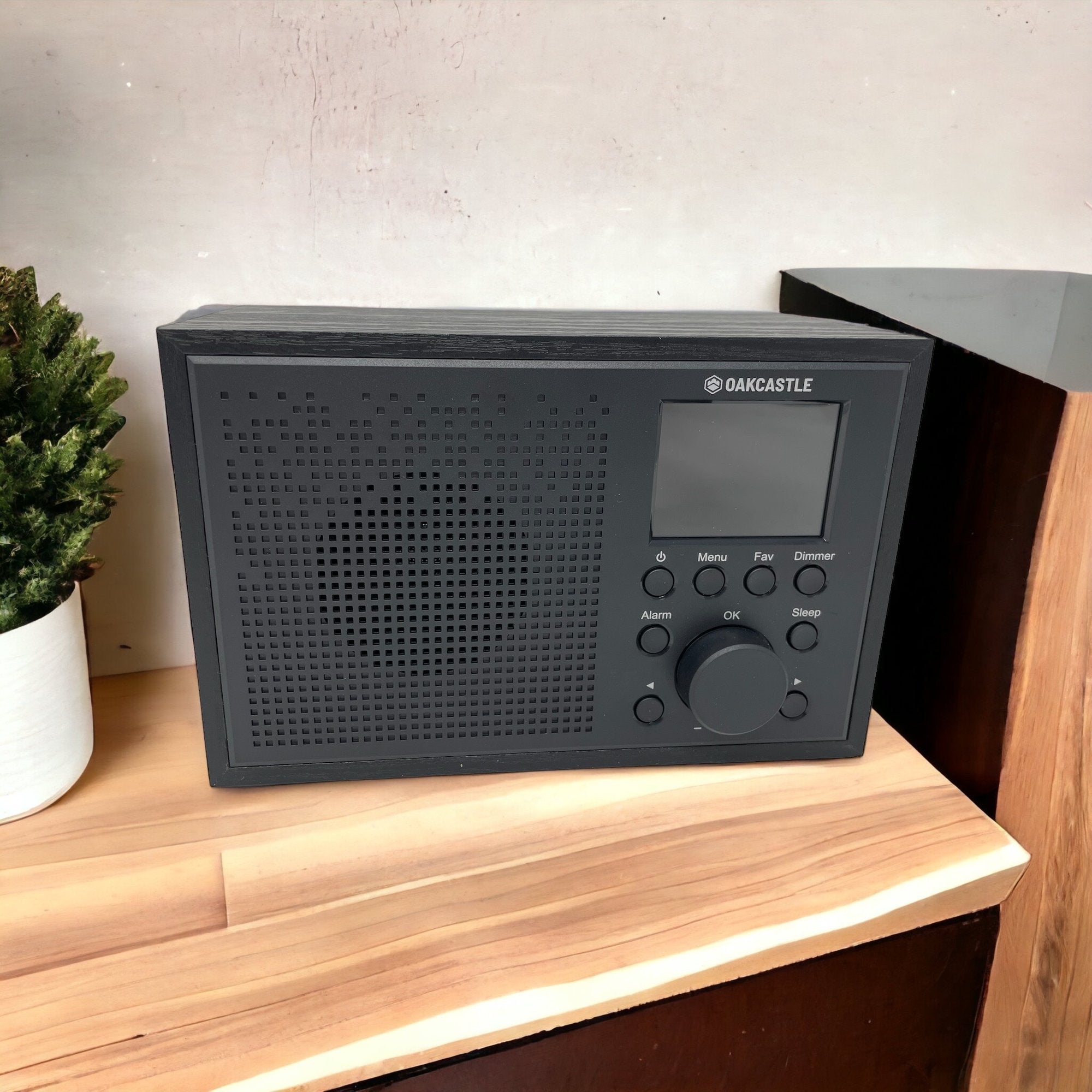 (C) Oakcastle IR100 Internetradio Bluetooth WLAN Radio Spotify Connect App-Steuerung Farbbildschirm Küchenradio