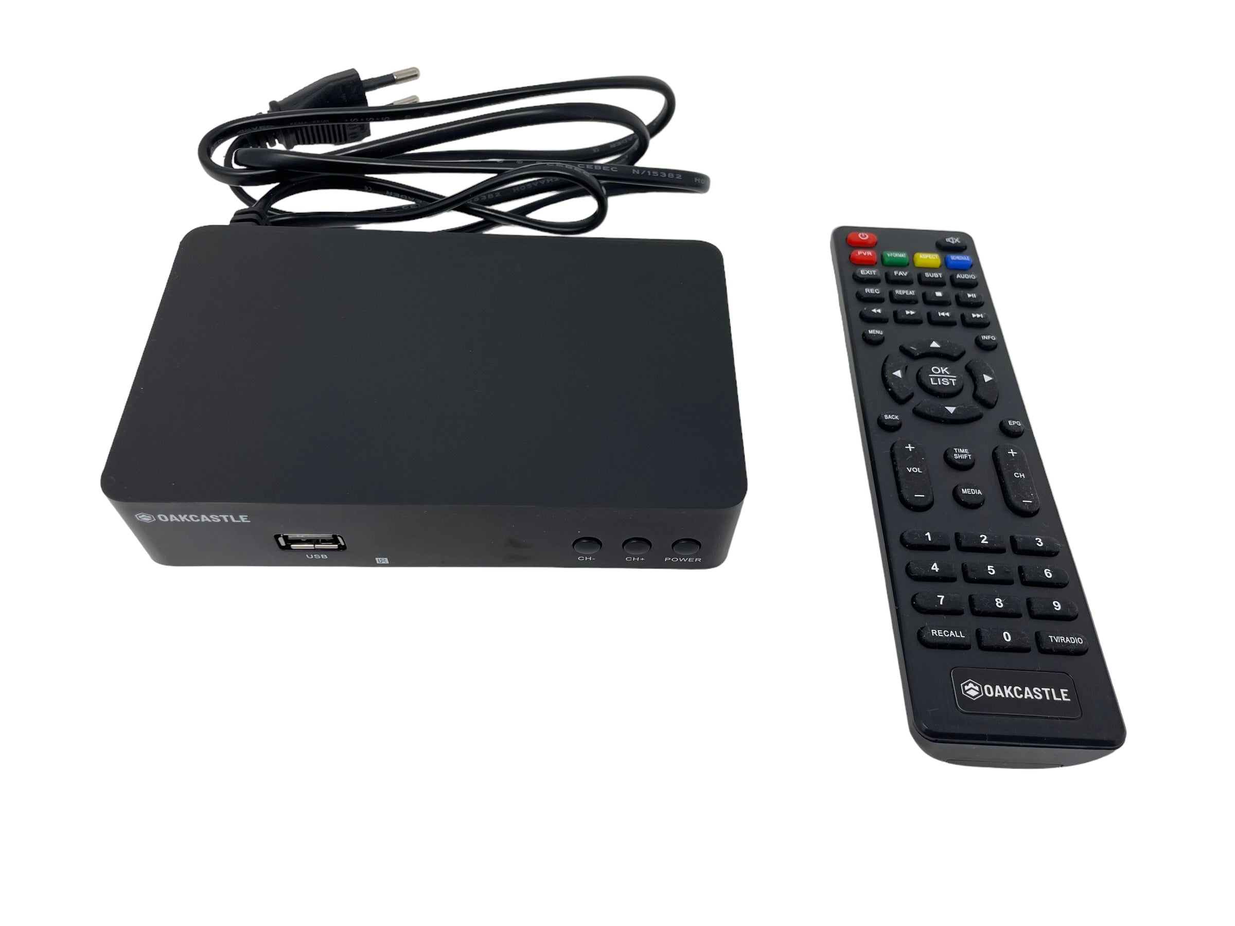 (B1) Oakcastle SB110 DVB-T2 Receiver mit USB-Eingang HDMI SCART 1080P