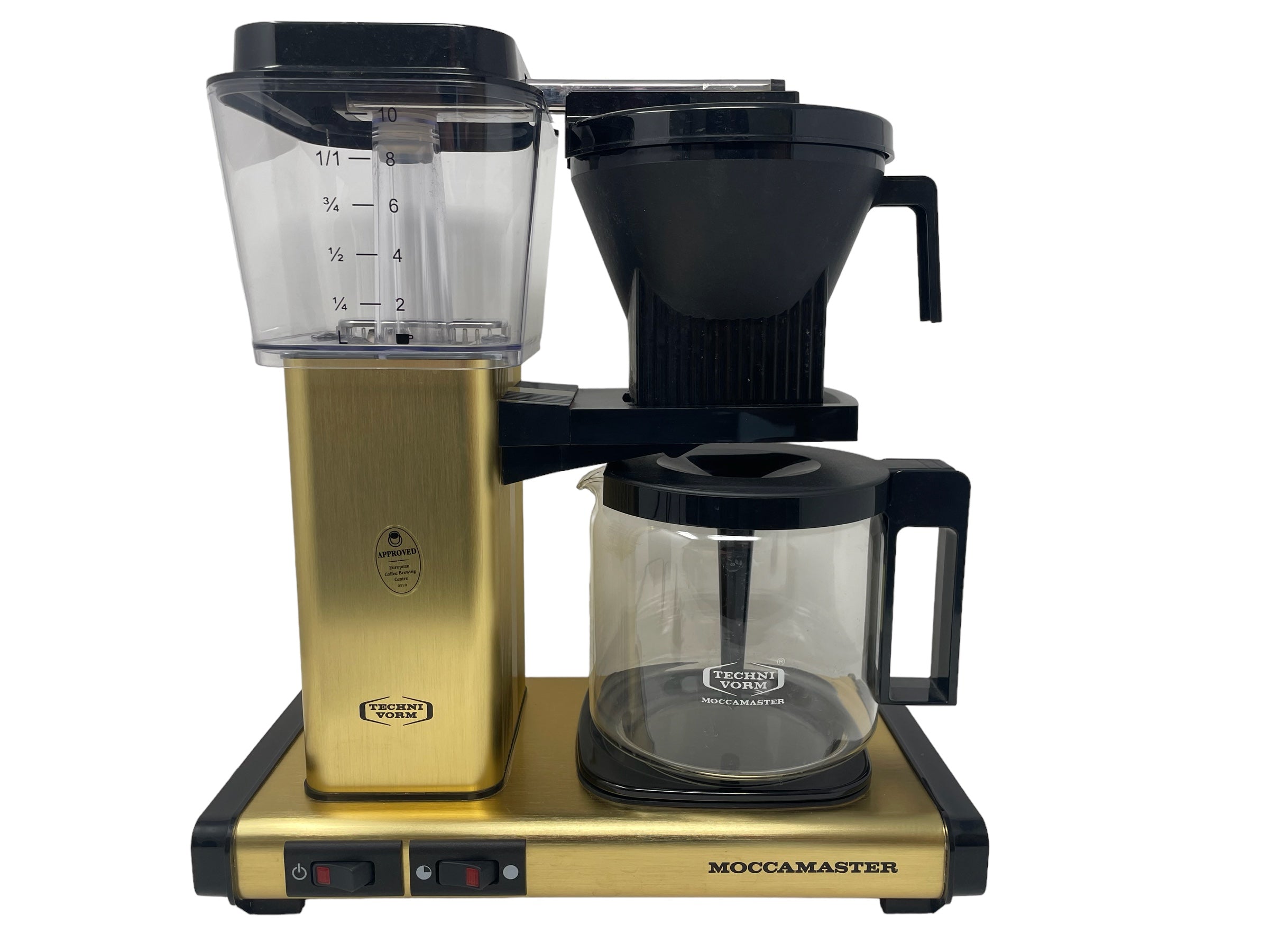 (G1) Moccamaster KBG Select, Filterkaffeemaschinen, Kaffeemaschinen, Brushed Brass, Glaskanne, 1.25L