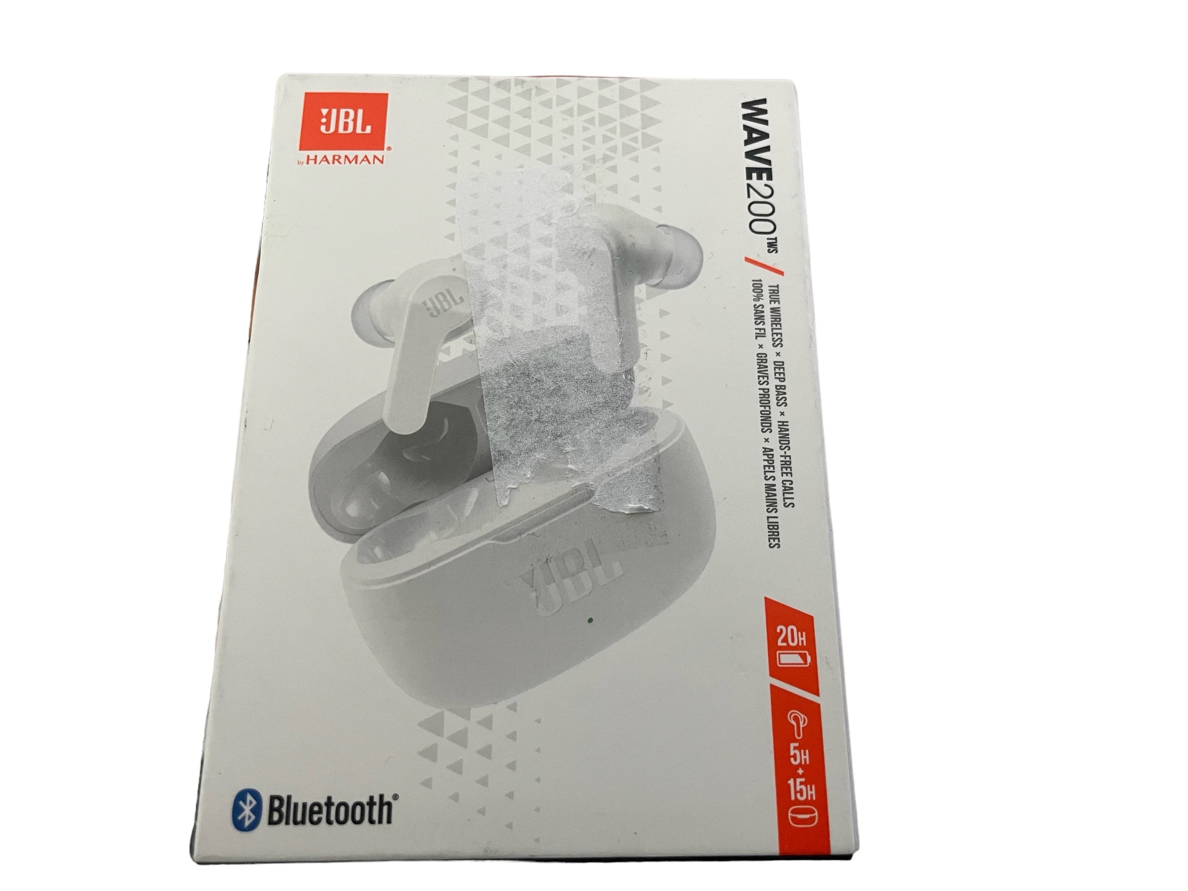 (B) JBL Wave 200 TWS Kopfhörer Kabellos im Ohr Musik Bluetooth Weiß