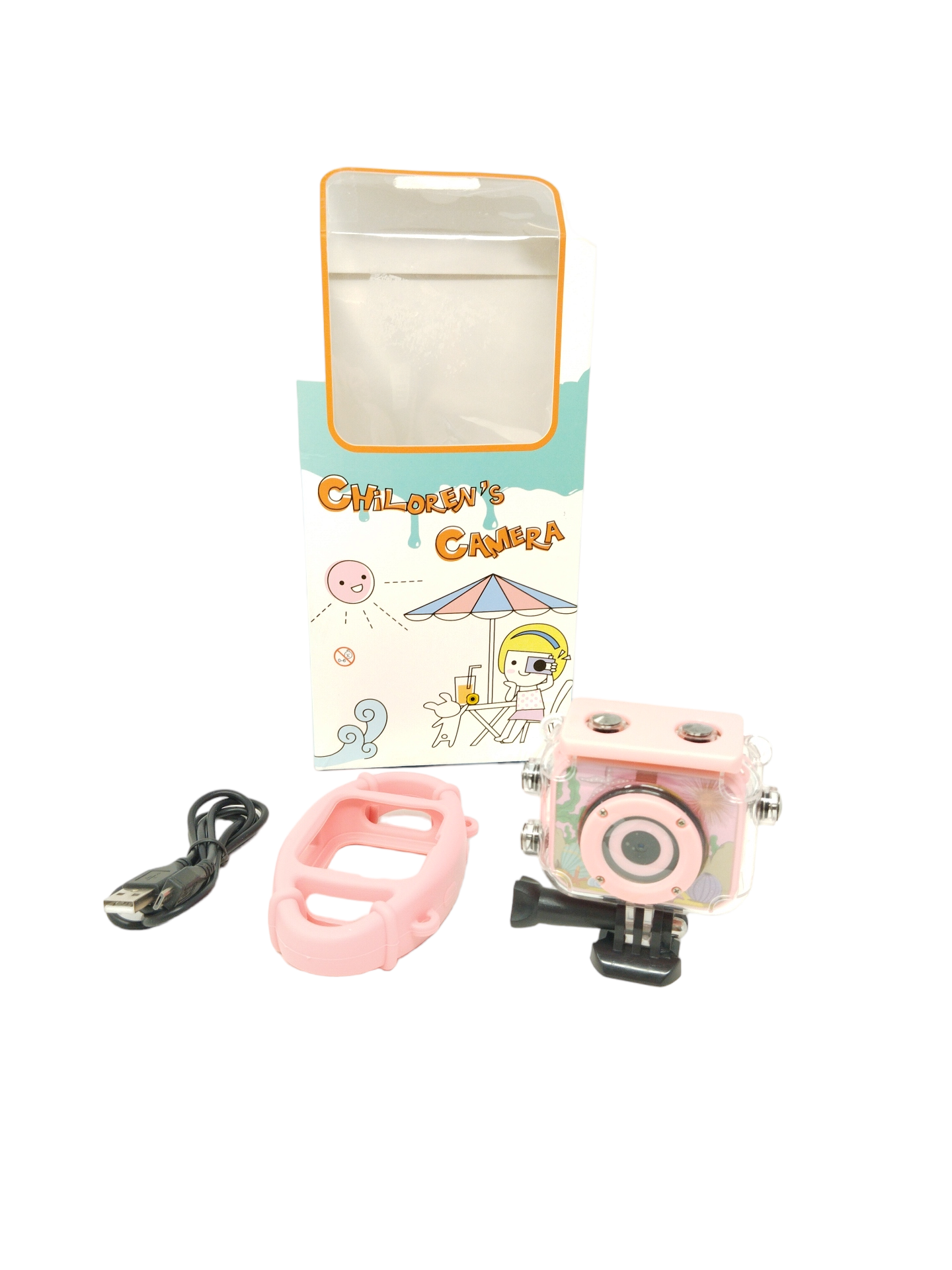 (B) BlumWay Mini Digital Kamera für Kinder von 3 bis 13 Jahren, HD Wiederaufladbare Kinderkamera mit 32G SD-Karte