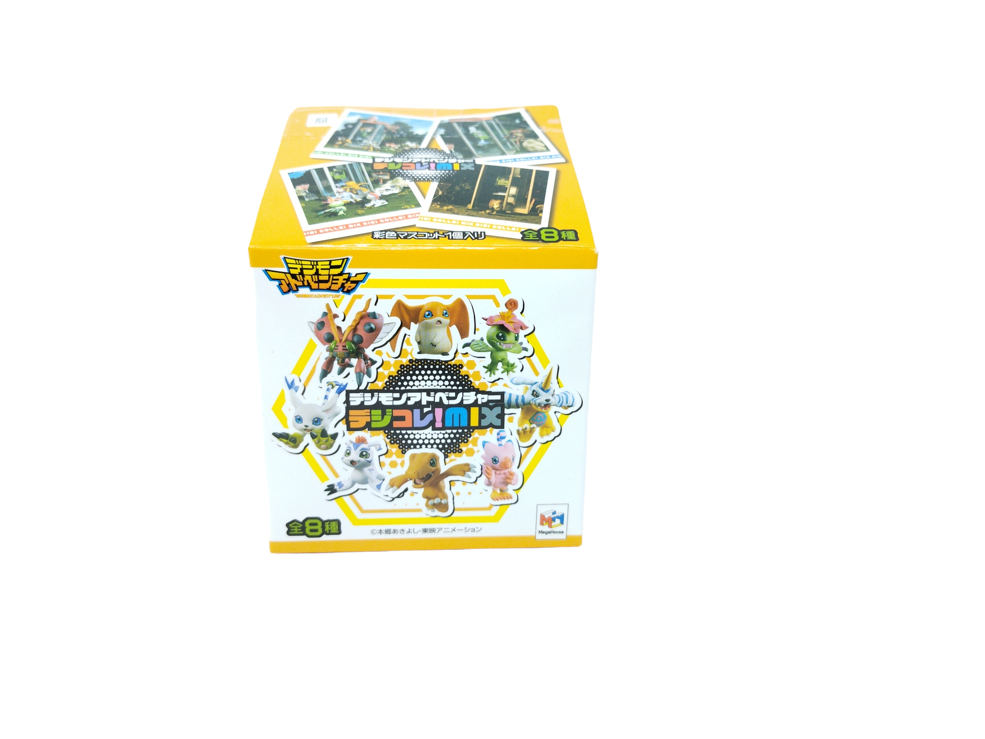 (B) 8 Figuren Pack Megahouse Digimon digicolle Mix Set