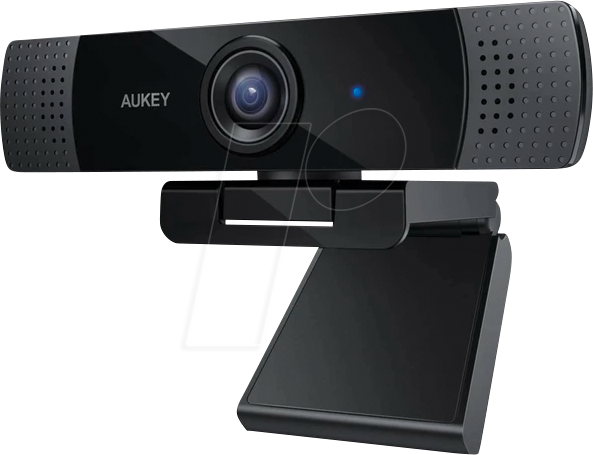 (G1) AUKEY Webcam 1080 Dual Mic Black USB 2.0 PC-LM1E