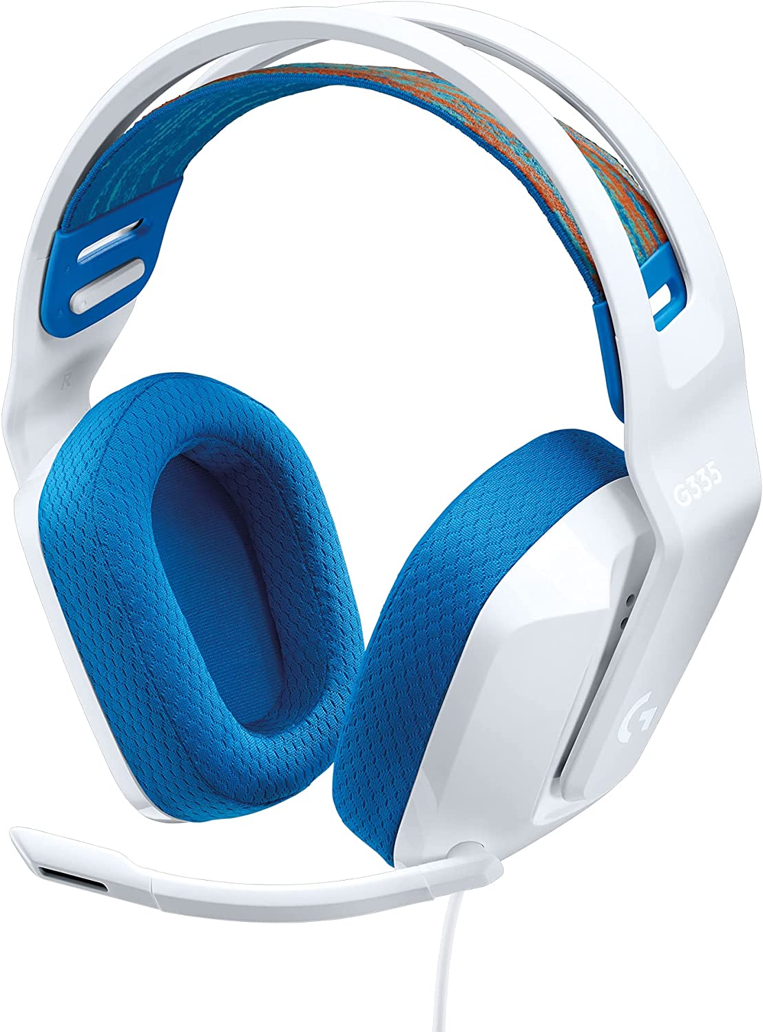 (B) Logitech G335 Kabelgebundenes Gaming-Headset Flip-to-Mute-Mikrofon, 3,5 mm