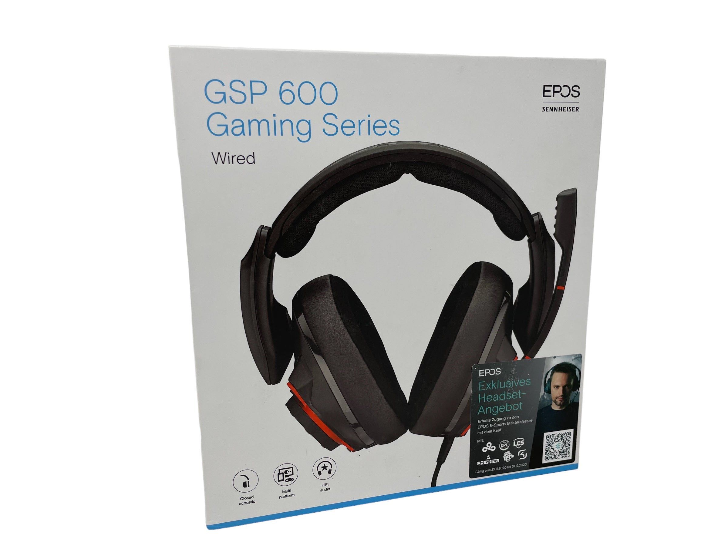 (B) Sennheiser EPOS GSP 600 Gaming Headset Kopfhörer PC Mac PS4 PS5