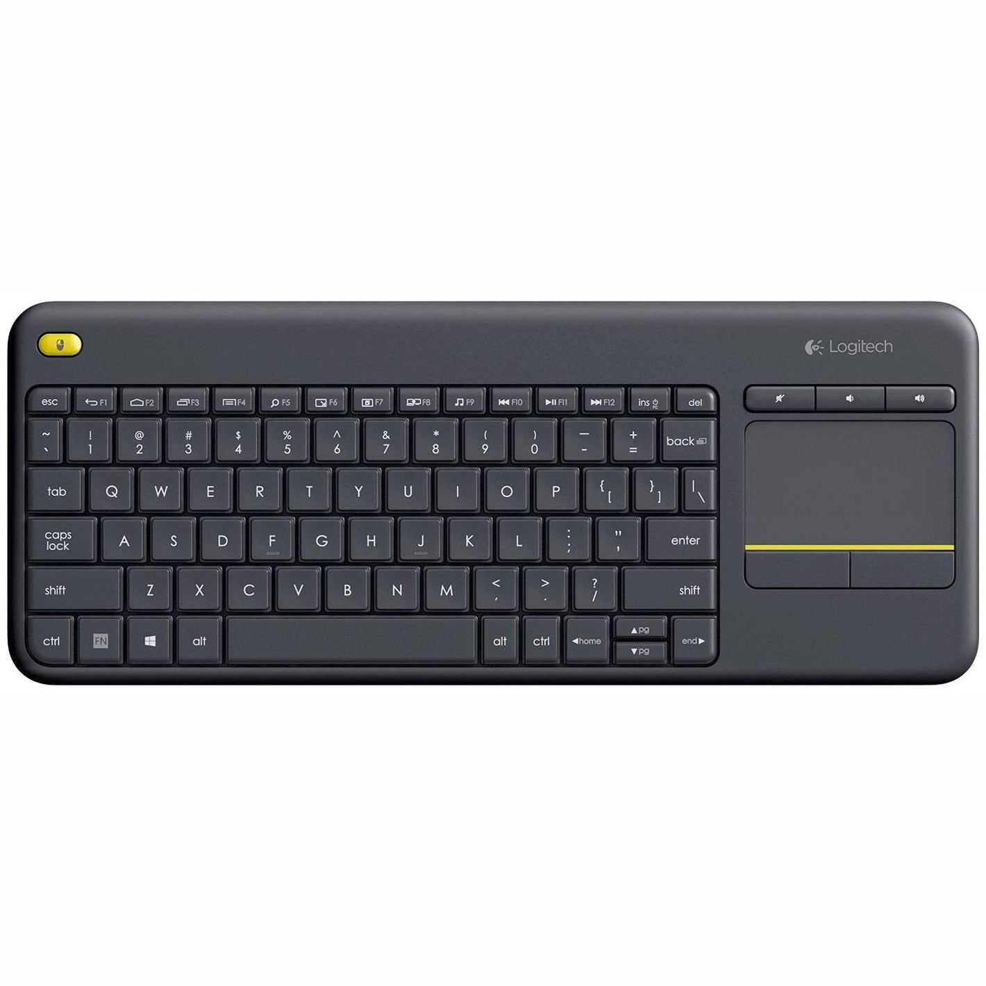 (B1) Logitech K400 Plus Kabellose Touch-TV-Tastatur