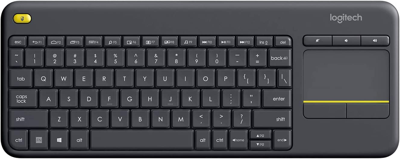 (B1) Logitech K400 Plus Kabellose Touch-TV-Tastatur mit integriertem Touchpad IT QWERTY