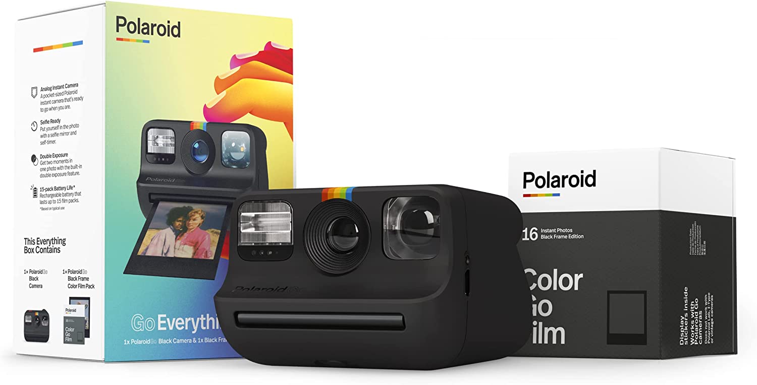 (B) Everything Box Polaroid Go Kamera Sofortbildkamera