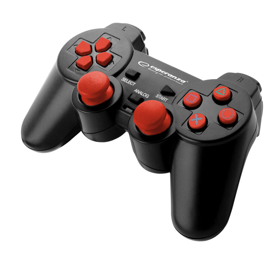 Joypad Gamepad Controller Joystick Controller mit Vibration kabelgebunden für PC PS2 PS3