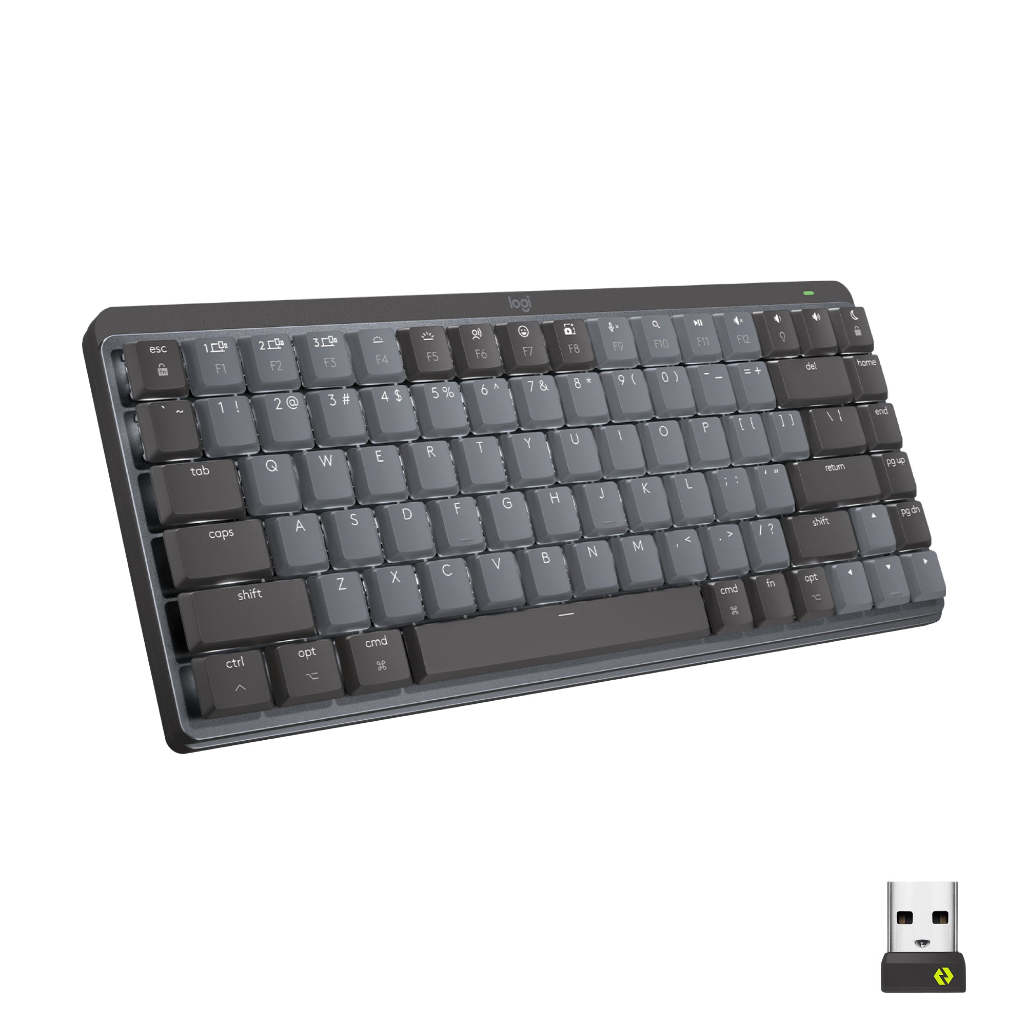 (B1) Logitech MX Mechanische kabellose Mini-Tastatur mit Beleuchtung US QWERTY