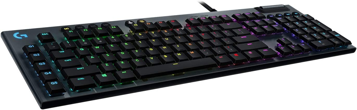 (B1) Logitech G815 mechanische Gaming-Tastatur, Taktiler GL-Tasten-Switch mit flachem Profil FR AZERTY