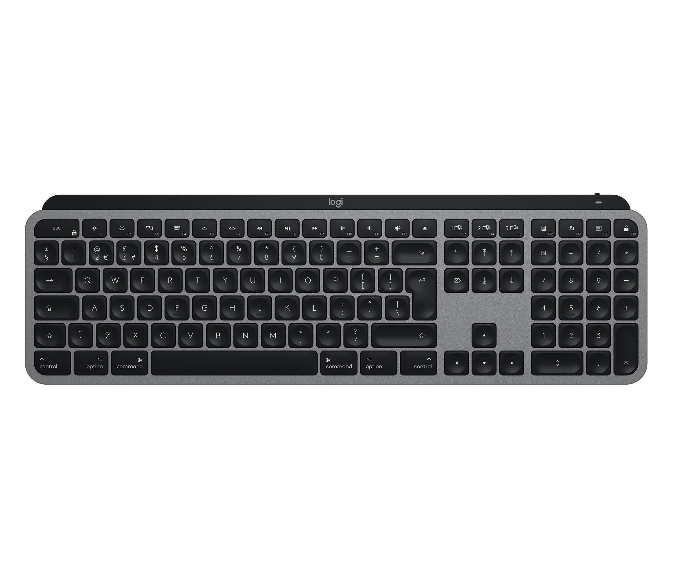 (B1) Logitech MX Keys für Mac kabellose beleuchtete Tastatur