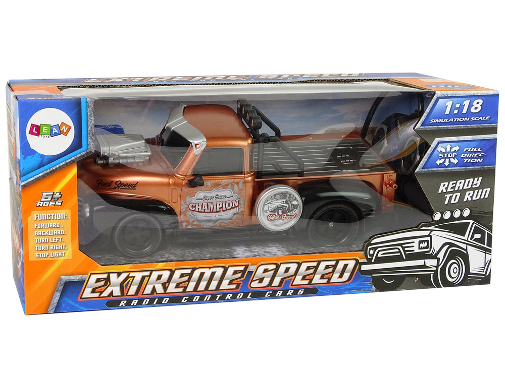 Braun Ferngesteuerter Pick up RC Auto Extreme Speed Spielzeugauto