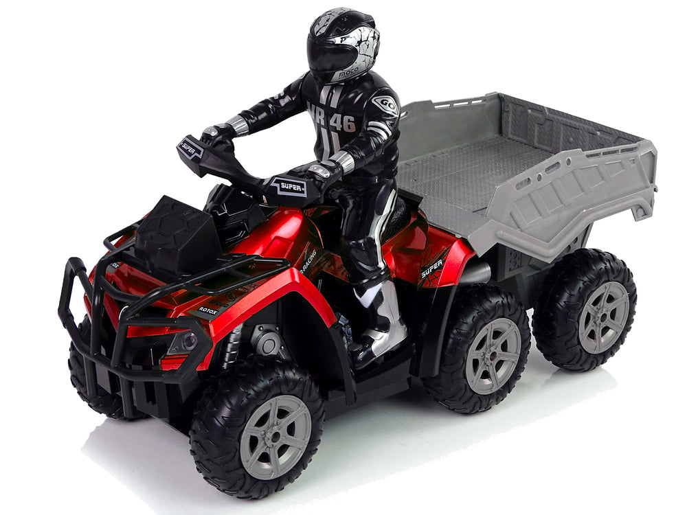 RC Quad Anhänger Off-Road Ferngesteuert Beleuchtung Lichter Spielzeug