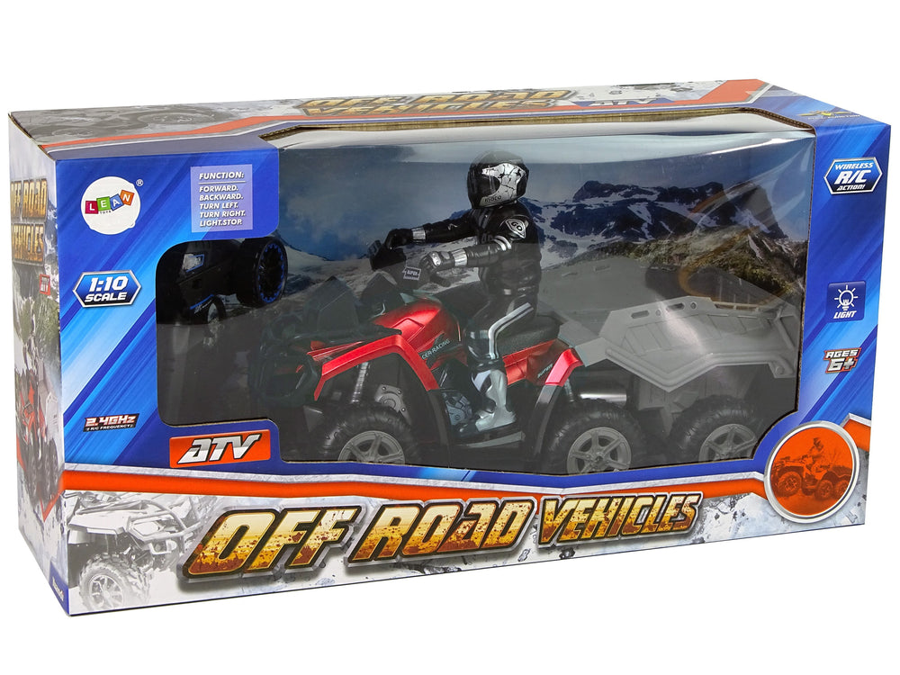 RC Quad Anhänger Off-Road Ferngesteuert Beleuchtung Lichter Spielzeug