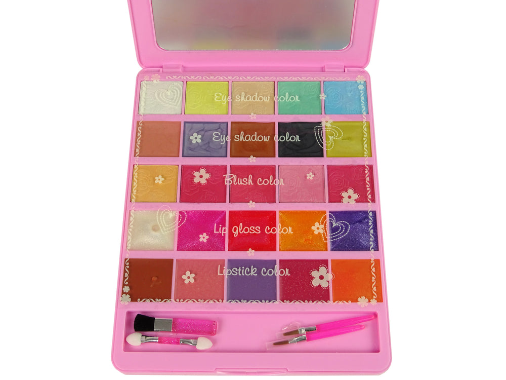 Beauty-Set Palette Spiegelschatten Mädchen Spiegel Schminke Lipgloss