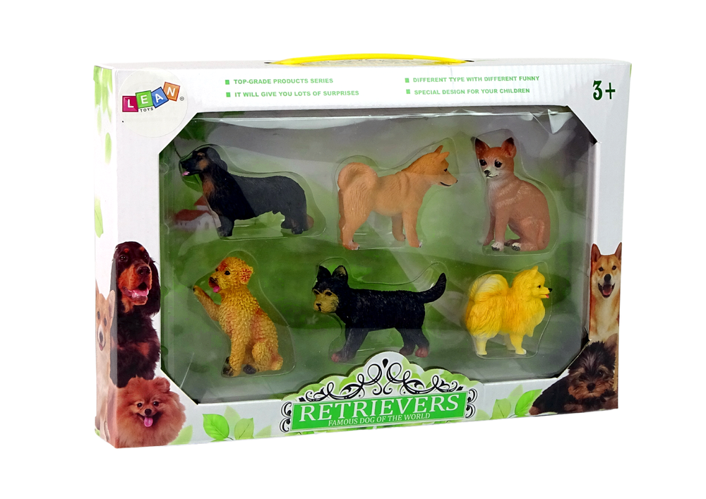 Set Figuren Hunde Reinrassig Hundefiguren Tiere Dackel Spielzeug Pudel