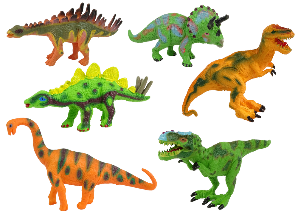 Set Dinosaurier-Figuren Modell Tiere Dinosaurier Spielzeug Gummi Figur