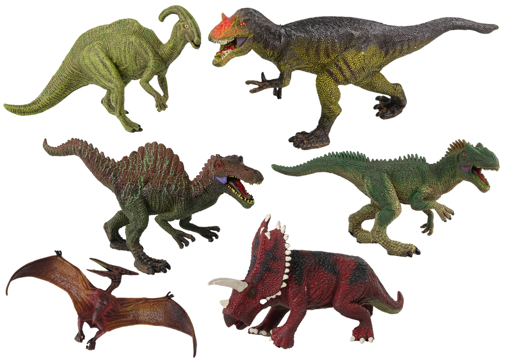 Dinosaurier-Set Groß Modellfiguren Tiere Set Dinosaurier Triceratops