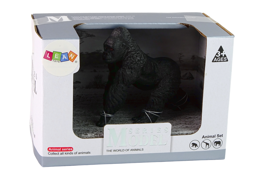 Gorilla-Tierfiguren Wildtier Figuren Spielzeug Gorilla-Figur Modell