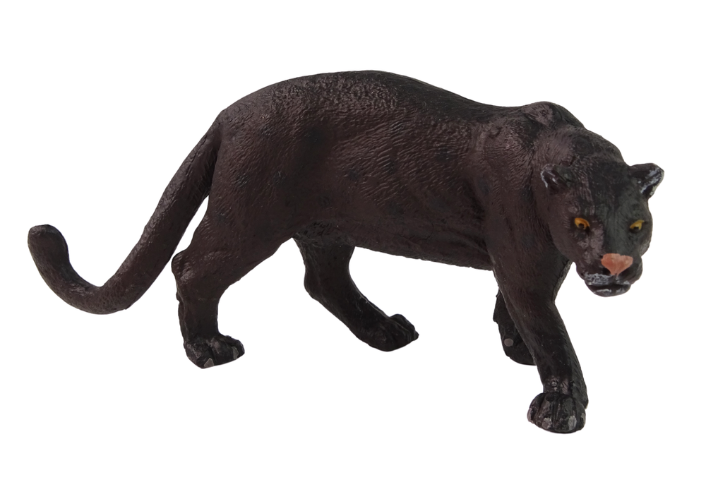 Tierfigurenset Panter Wildtier Figur Zoo Modell Spielzeug Panter-Figur