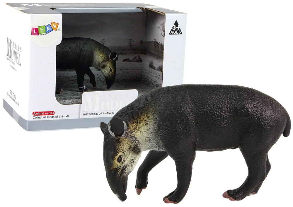 Sammlerfigur Tapir Tier Wildtier Figur Modell Spielzeug Tapir-Figur