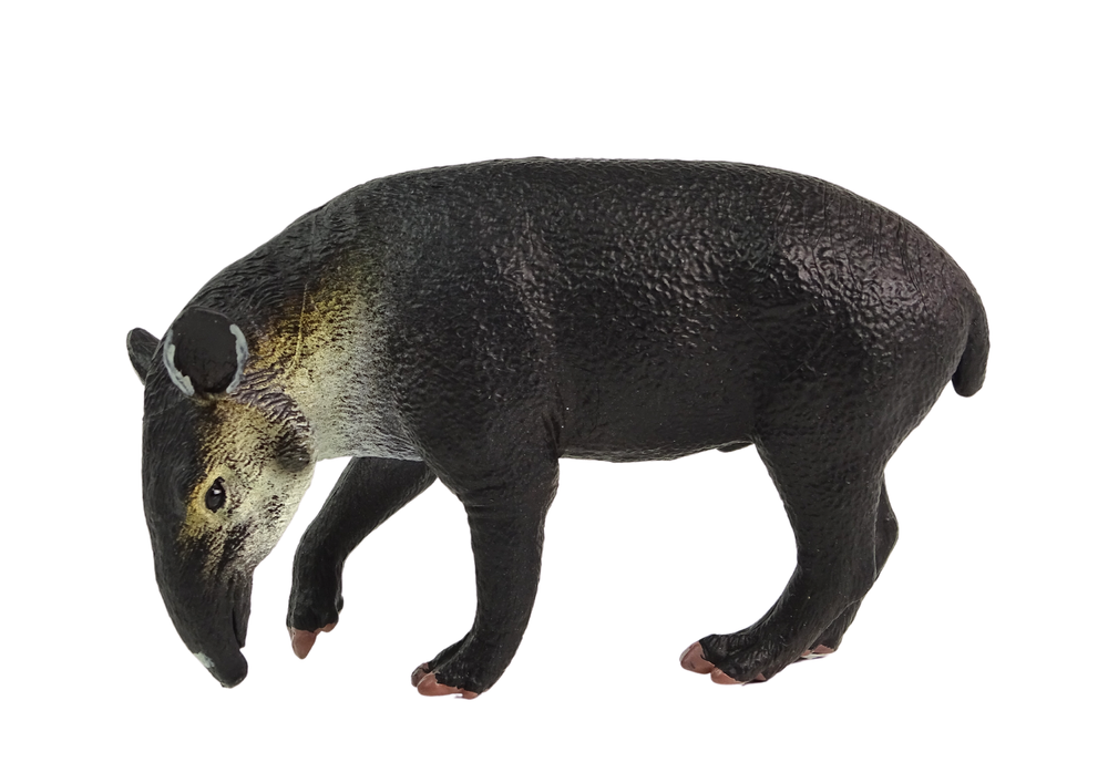 Sammlerfigur Tapir Tier Wildtier Figur Modell Spielzeug Tapir-Figur