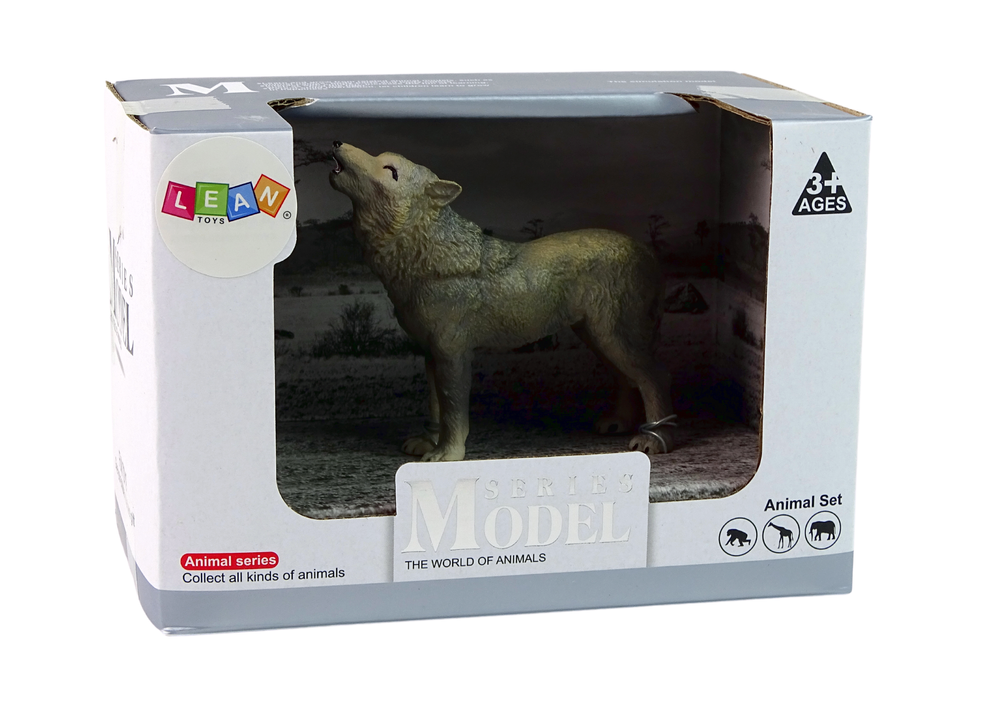 Wolf Tierfiguren-Set Waldtier Figur Spielzeug Modell Tier Spielfigur