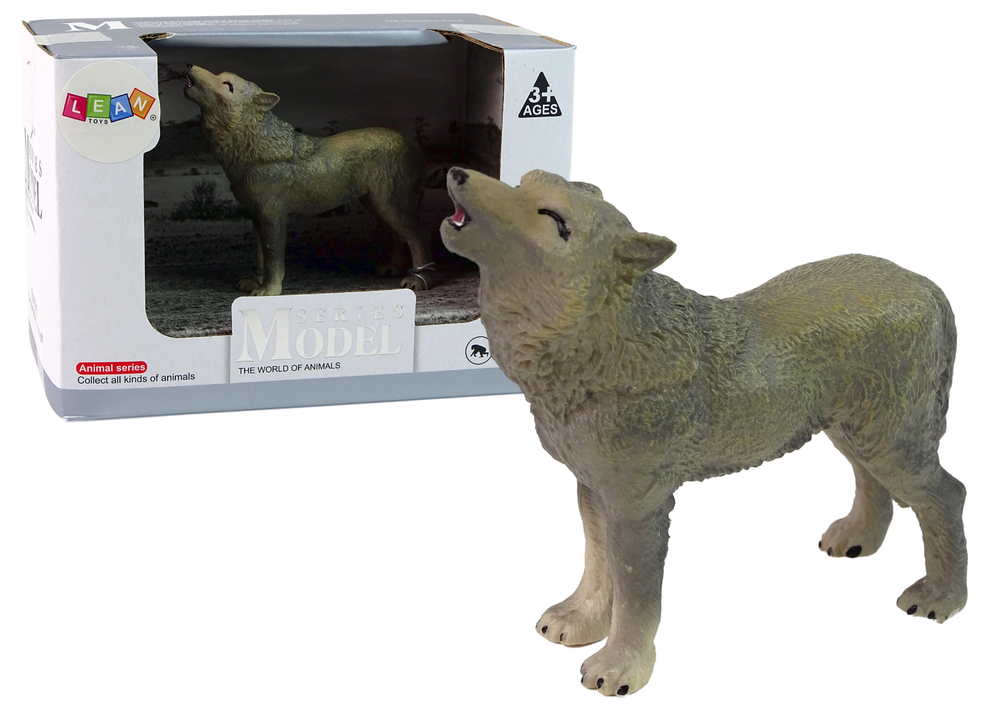 Wolf Tierfiguren-Set Waldtier Figur Spielzeug Modell Tier Spielfigur