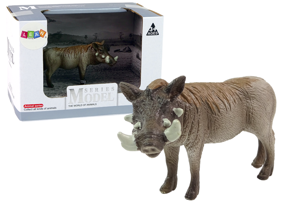 Set Figur Afrika Warzenschwein Tier Wildtier Zoo Spielzeug Modell