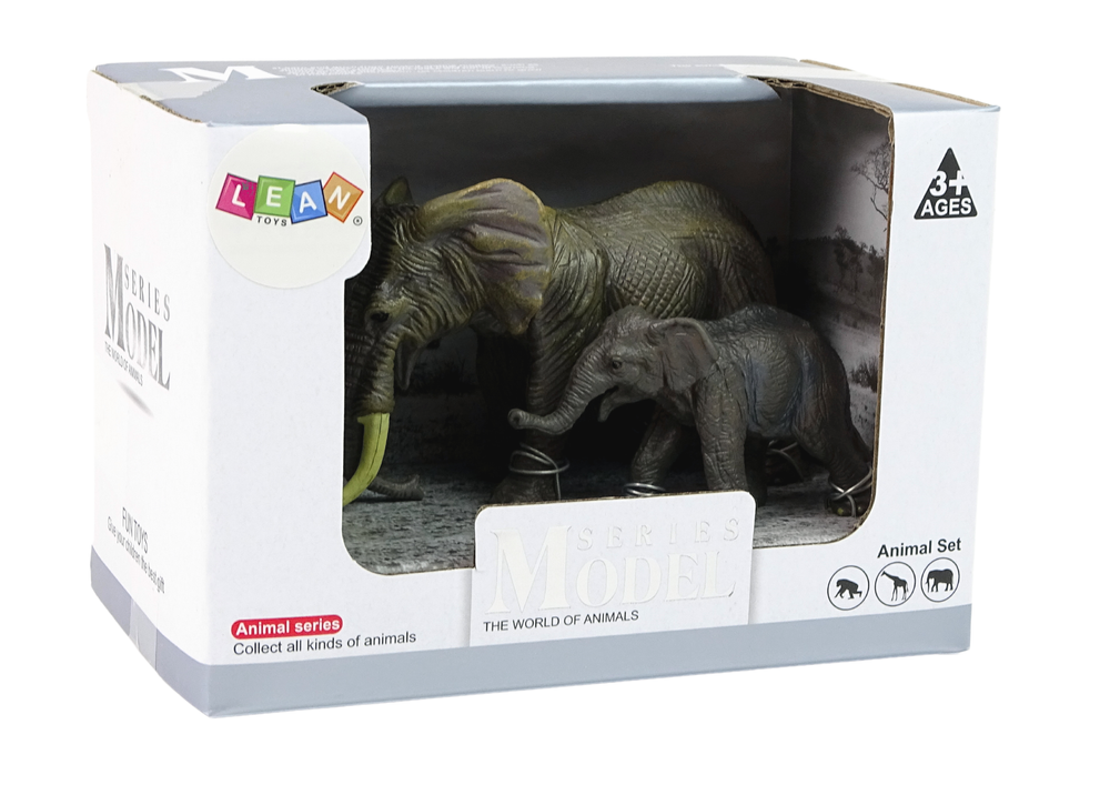 Set Elefantenfiguren Elefant Tiere Wildtiere Figuren Spielzeug Modelle