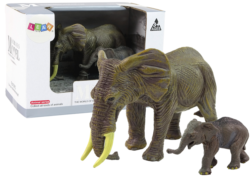 Set Elefantenfiguren Elefant Tiere Wildtiere Figuren Spielzeug Modelle