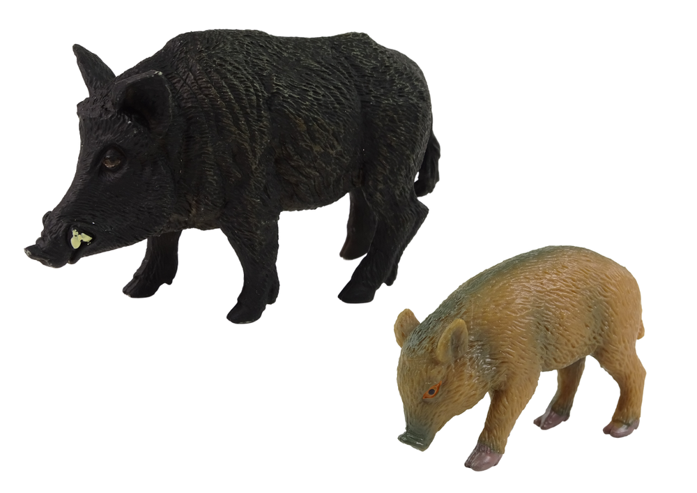 Set Figuren Wildschwein Jungtier Waldtiere Wildtier Modelle Spielzeug