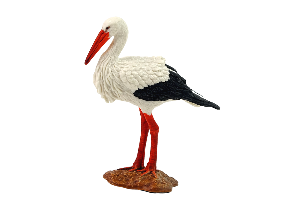 Sammlerfigur Weißstorch Tier Wildtier Figur Modell Spielzeug Storch