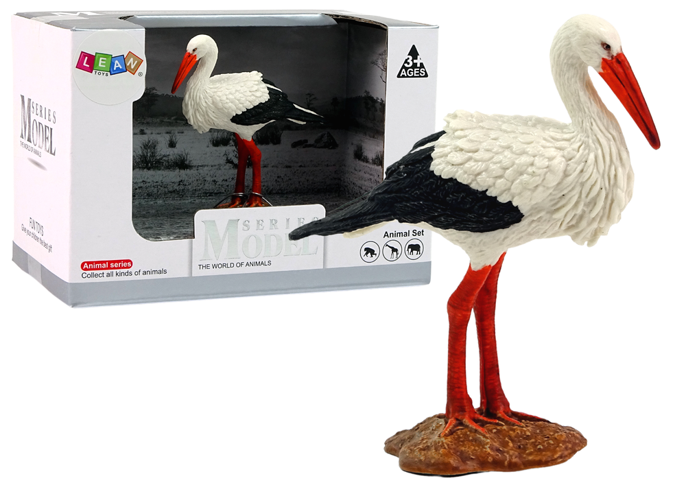 Sammlerfigur Weißstorch Tier Wildtier Figur Modell Spielzeug Storch