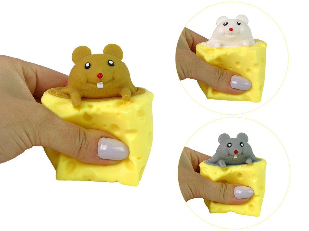 Squishy Käse Maus Käsemaus Antistress Spielzeug Käsewürfel Stressabbau