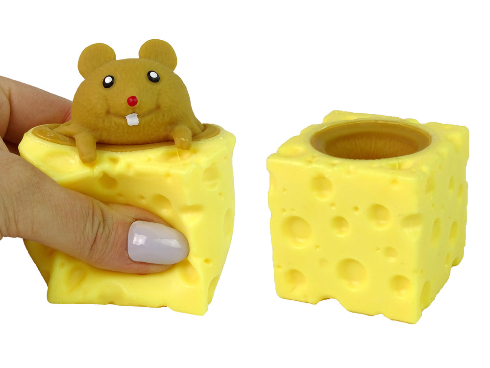 Squishy Käse Maus Käsemaus Antistress Spielzeug Käsewürfel Stressabbau