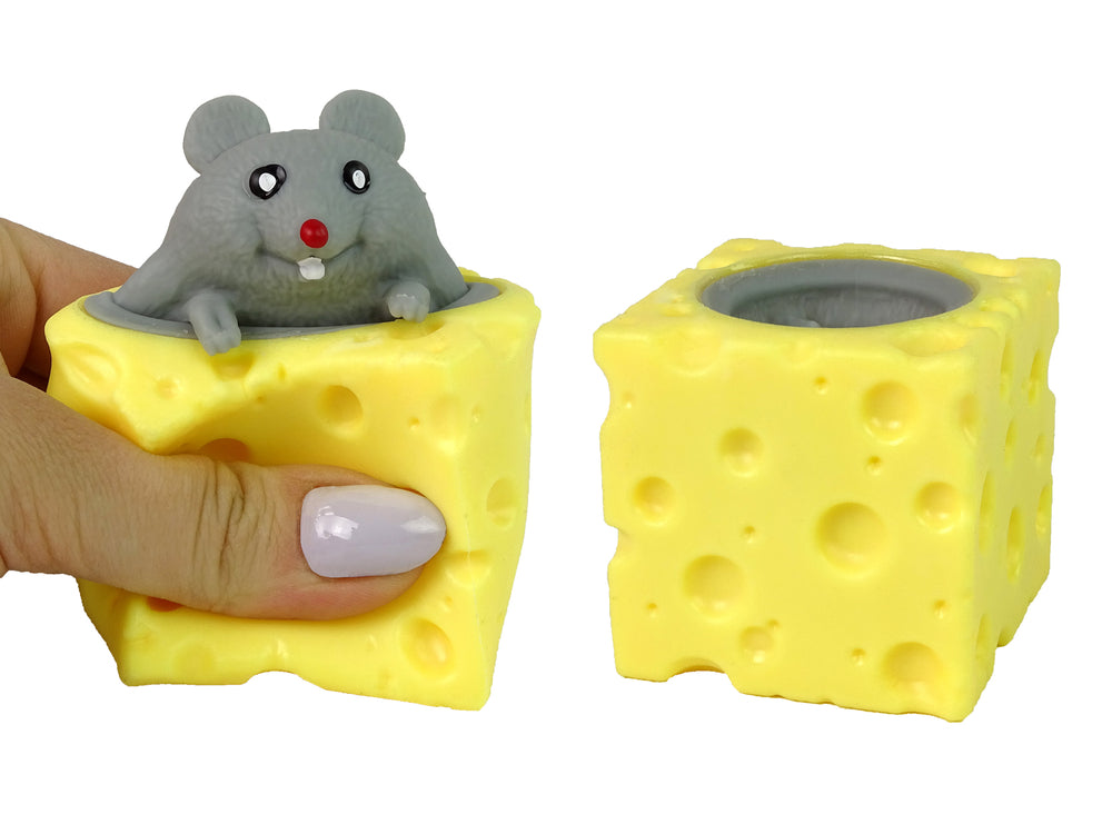 Squishy Käse Maus Käsemaus Antistress Spielzeug Käsewürfel Stressabbau