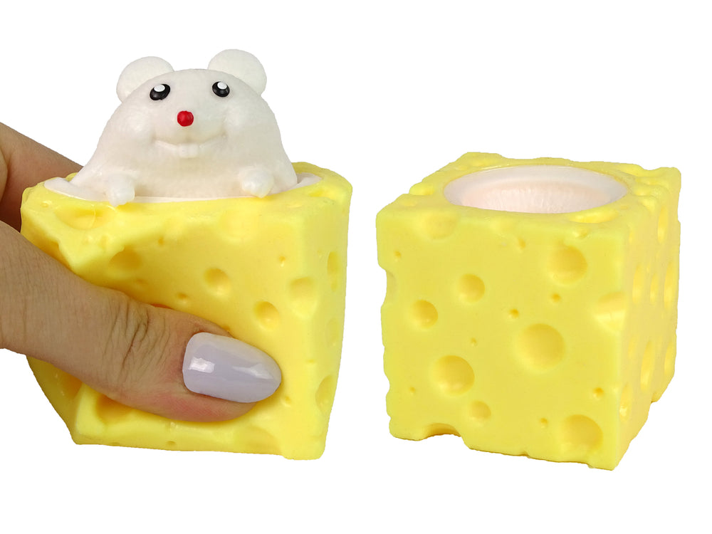 Squishy Käse Maus Käsemaus Antistress Spielzeug Käsewürfel Stressabbau